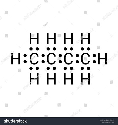 Butane C4H10 Lewis Dot Structure .